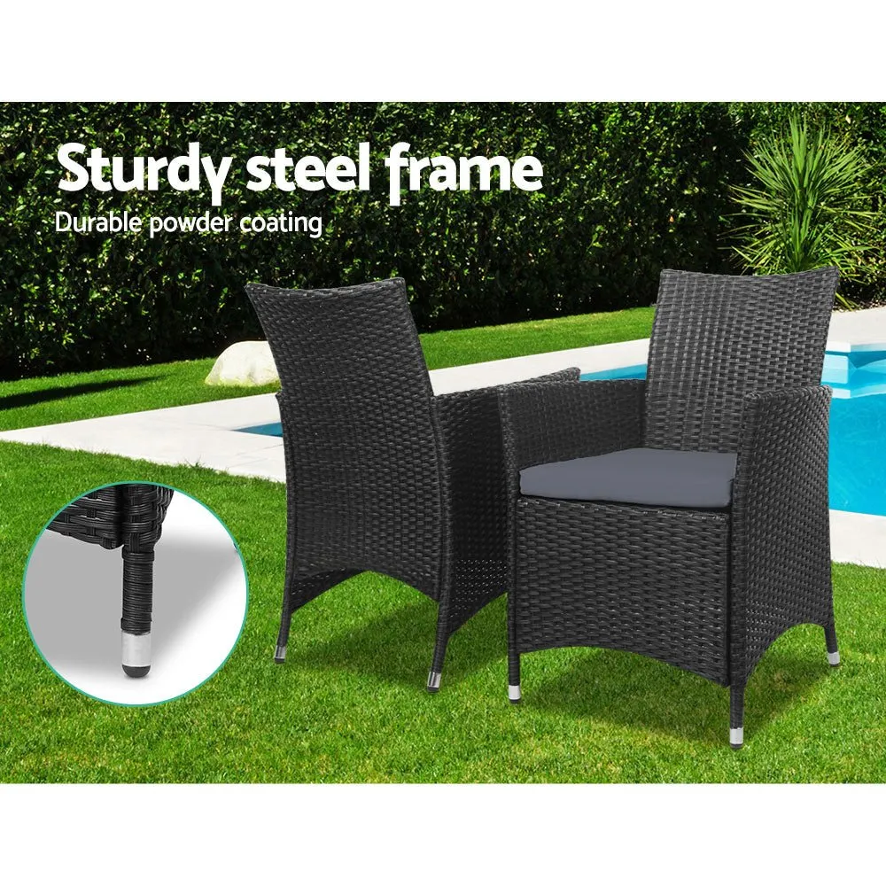 3pc Bistro Chair & Table Set