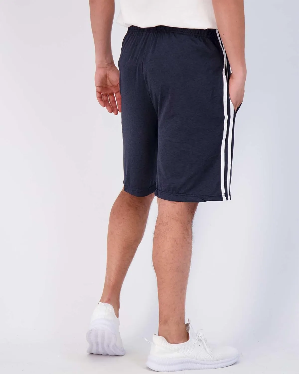 5 Pack Men's Active Quick Dry Fit Shorts - Athletic Running Gym Workout Casual Shorts with Pockets Bulk