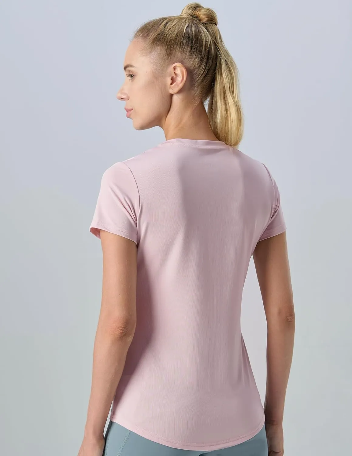 5 Pack: Women's Dry Fit Short Sleeve T Shirts, Athletic Workout Tee Tops for Gym Yoga Running