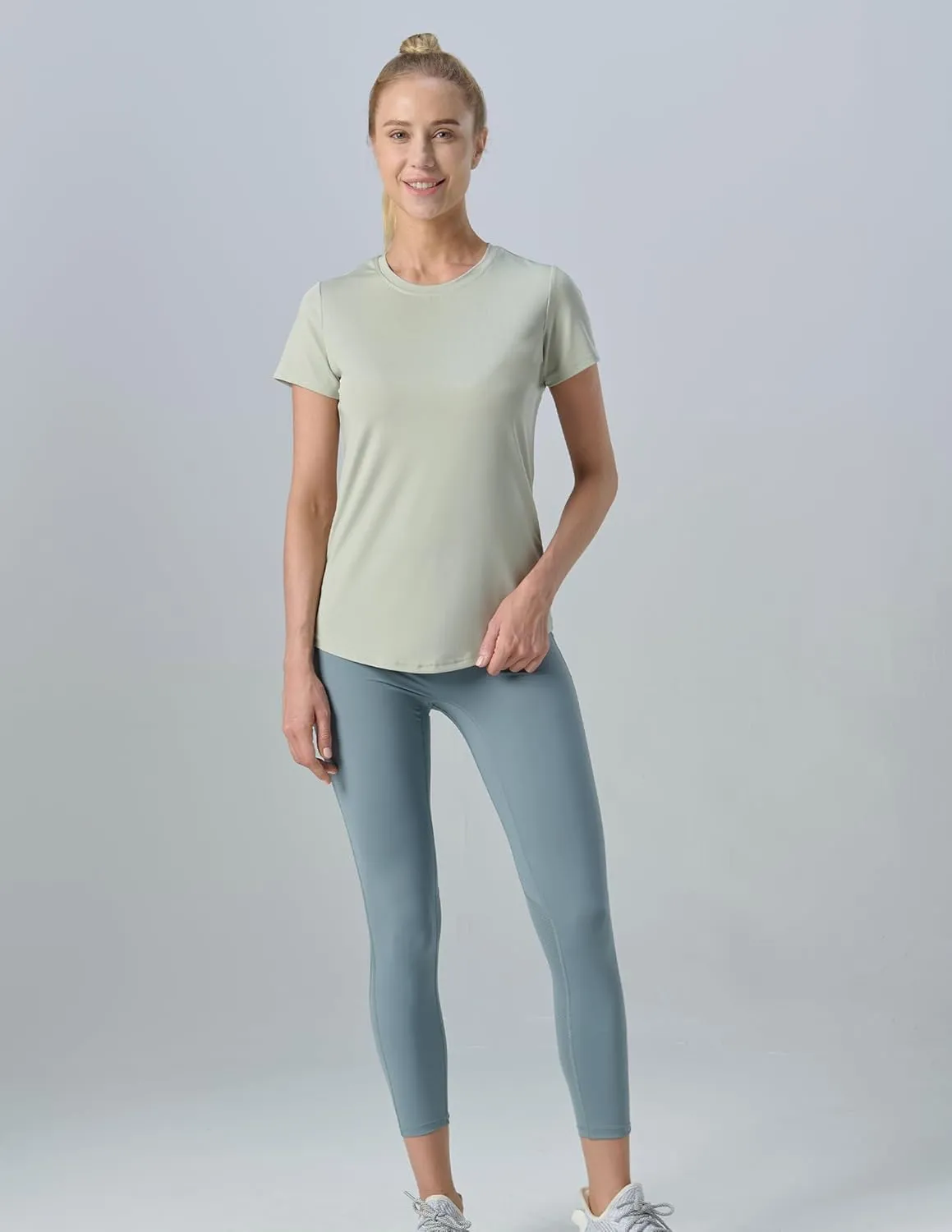 5 Pack: Women's Dry Fit Short Sleeve T Shirts, Athletic Workout Tee Tops for Gym Yoga Running