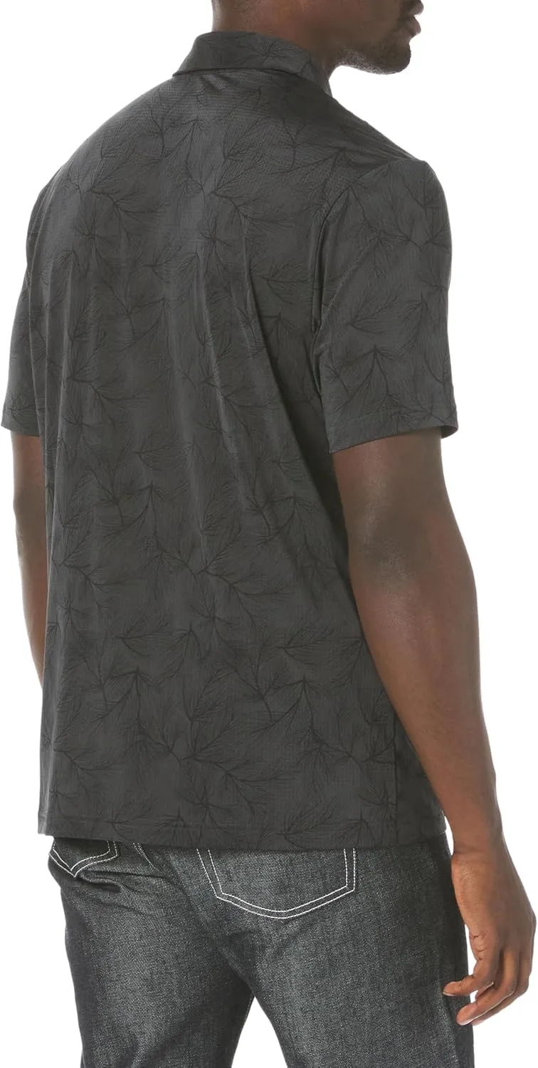 adidas Men's Ultimate365 Mesh Print Polo Shirt