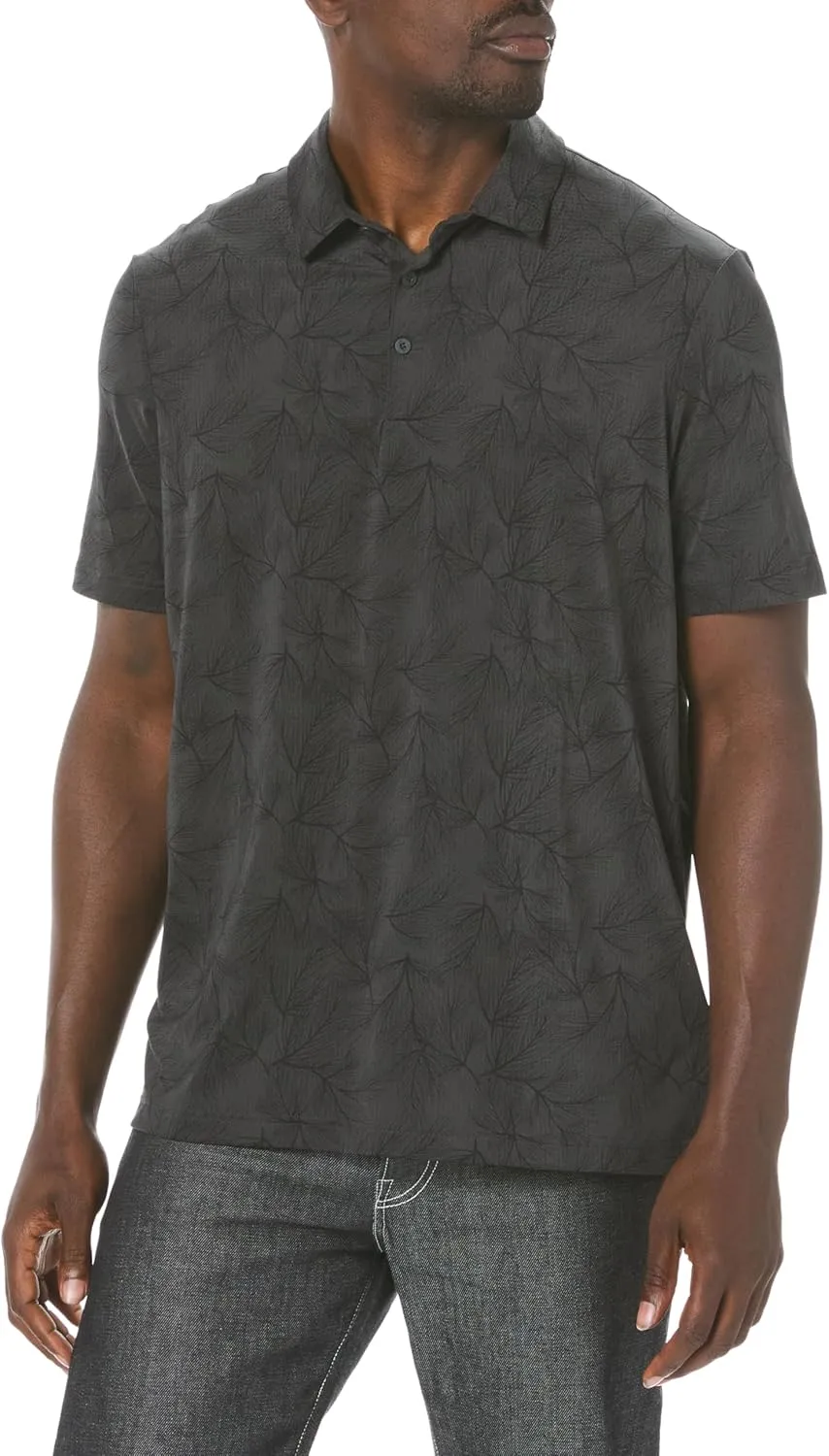 adidas Men's Ultimate365 Mesh Print Polo Shirt