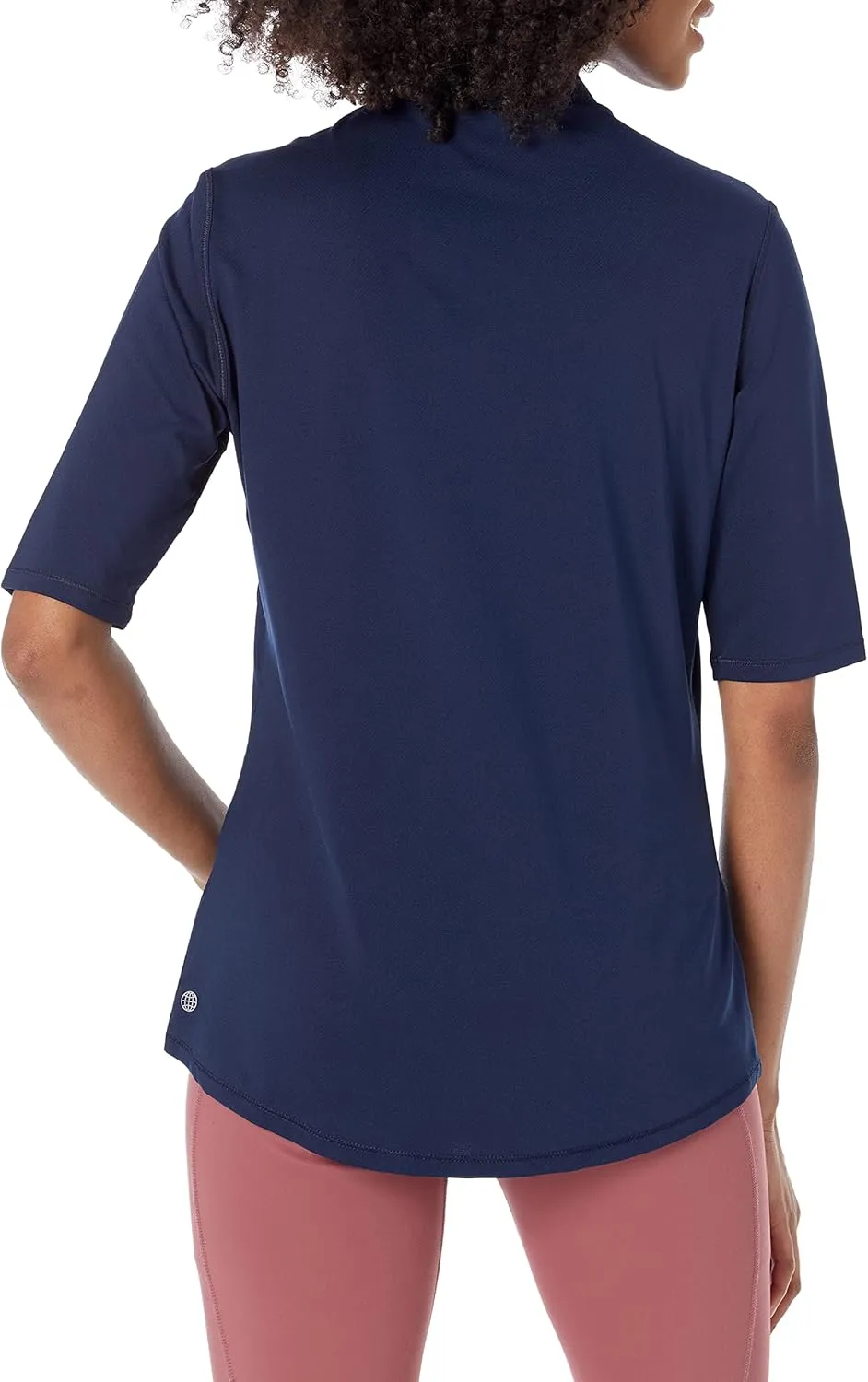 adidas Women's Essentials Mock Neck Golf Polo Shirt