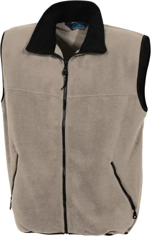 AFC Mens Panda Fleece Jacket Vest a Zip up Coat in Small to Big & Tall Sizes