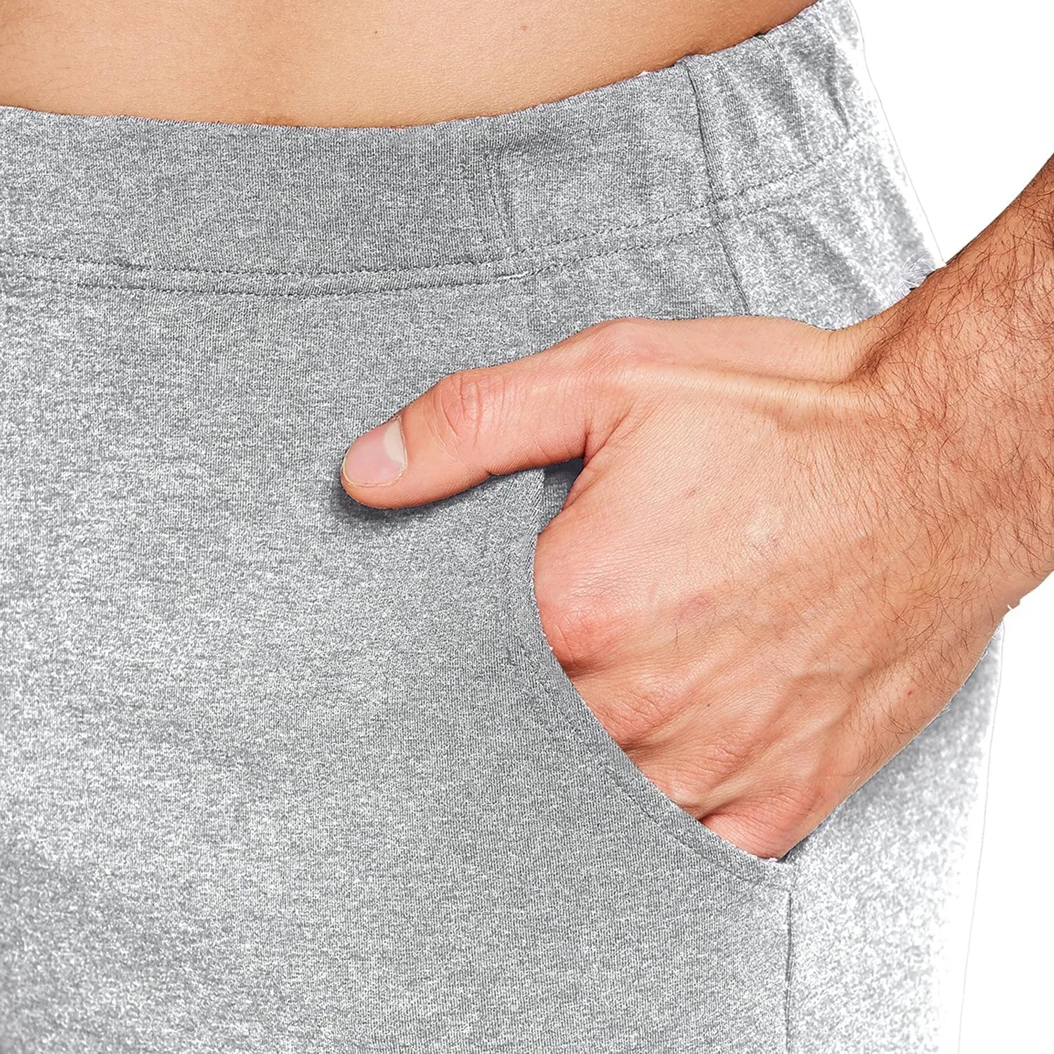baleaf Men's Long Shorts Cotton Below Knee Yoga Workout Pajama Lounge Athletic Sweat Jersey Shorts with Pockets
