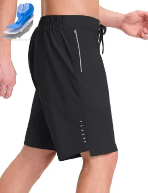 baleaf Men's Mountain Bike Shorts 4D Padded Loose-fit MTB Cycling Lightweight Bicycle Biking Shorts Zipper Pockets