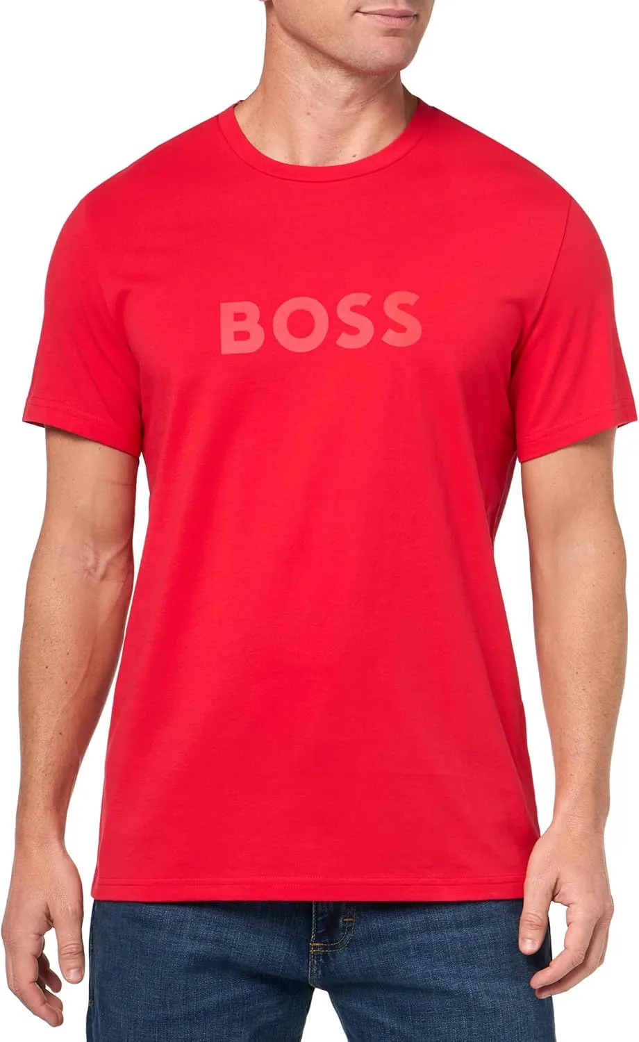 BOSS Men's Big Logo Cotton T-Shirt