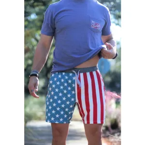 Burlebo Men's Throwback USA Shorts