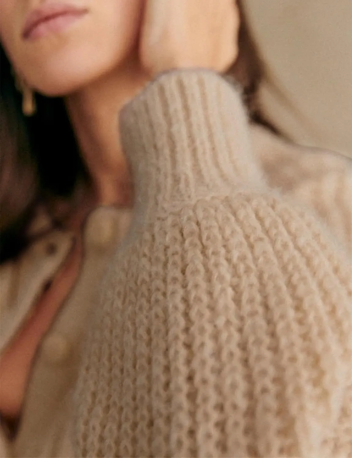 Cardigan Sweaters for Women Chunky Knit Cardigans Long Sleeve Button Sweater Jacket 2024 Fall Winter