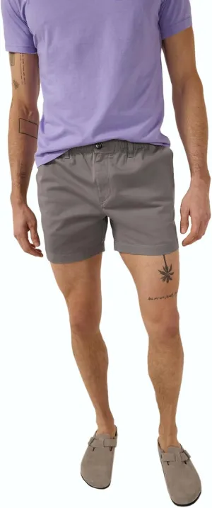 Chubbies Chino Shorts Men 5.5 Inch - Mens Shorts Casual with Elastic Waistband, Side and Back Pockets, Stretch Cotton Blend