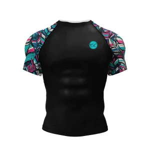 Cody Lundin - " Palms " -  Short Sleeve MMA  / BJJ  Compression Shirt / Rash Guard