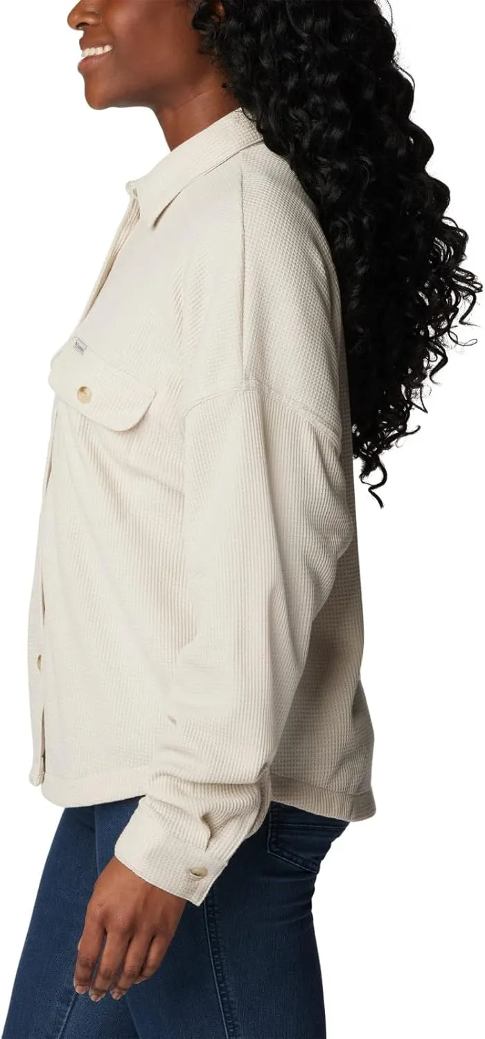 Columbia Women's Holly Hideaway Waffle Shirt Jacket