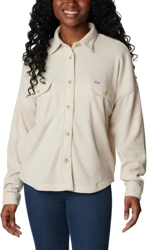 Columbia Women's Holly Hideaway Waffle Shirt Jacket