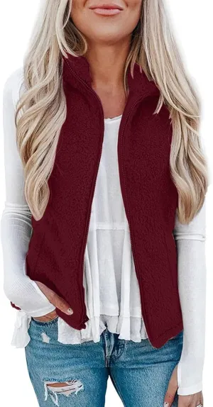 COTECRAM 2025 Fashion Women Faux Fur Vest Short Sleeveless Jacket Winter Warm Coats Outwear Comfy Soft Waistcoat