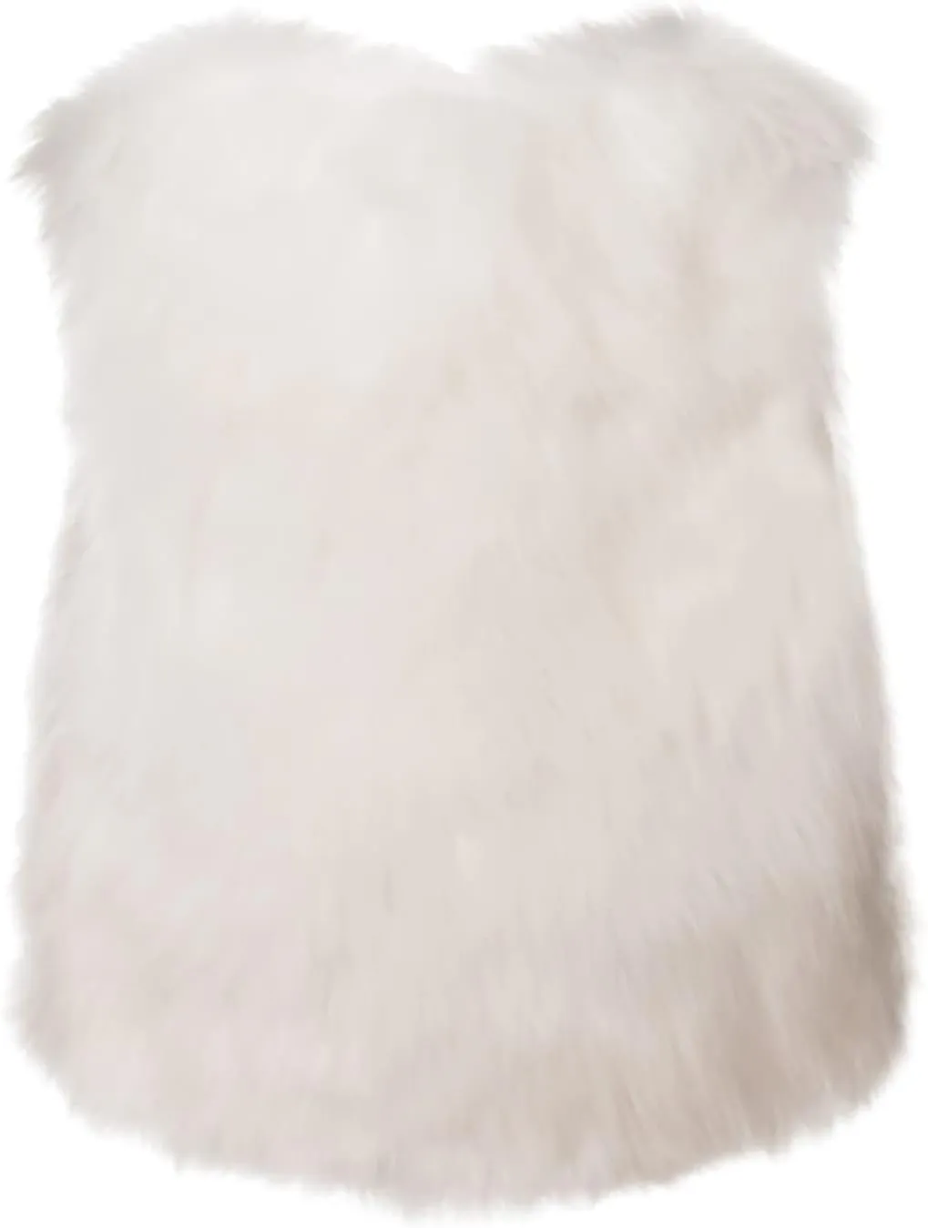 COTECRAM 2025 Fashion Women Faux Fur Vest Short Sleeveless Jacket Winter Warm Coats Outwear Comfy Soft Waistcoat