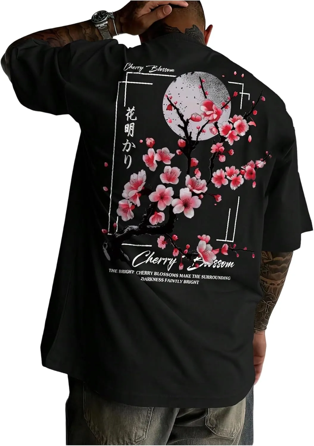 COZYEASE Men's Letter Graphic Tee Casual Short Sleeve Round Neck Summer Shirt Streetwear Top