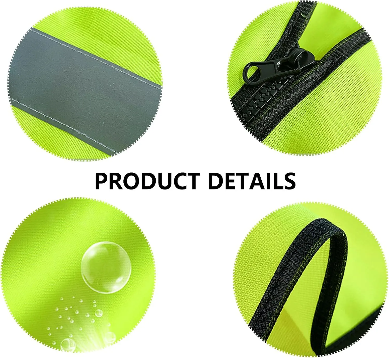 Custom Safety Vest for Men High Visibility Protective Workwear 5 Pockets With Reflective Strip