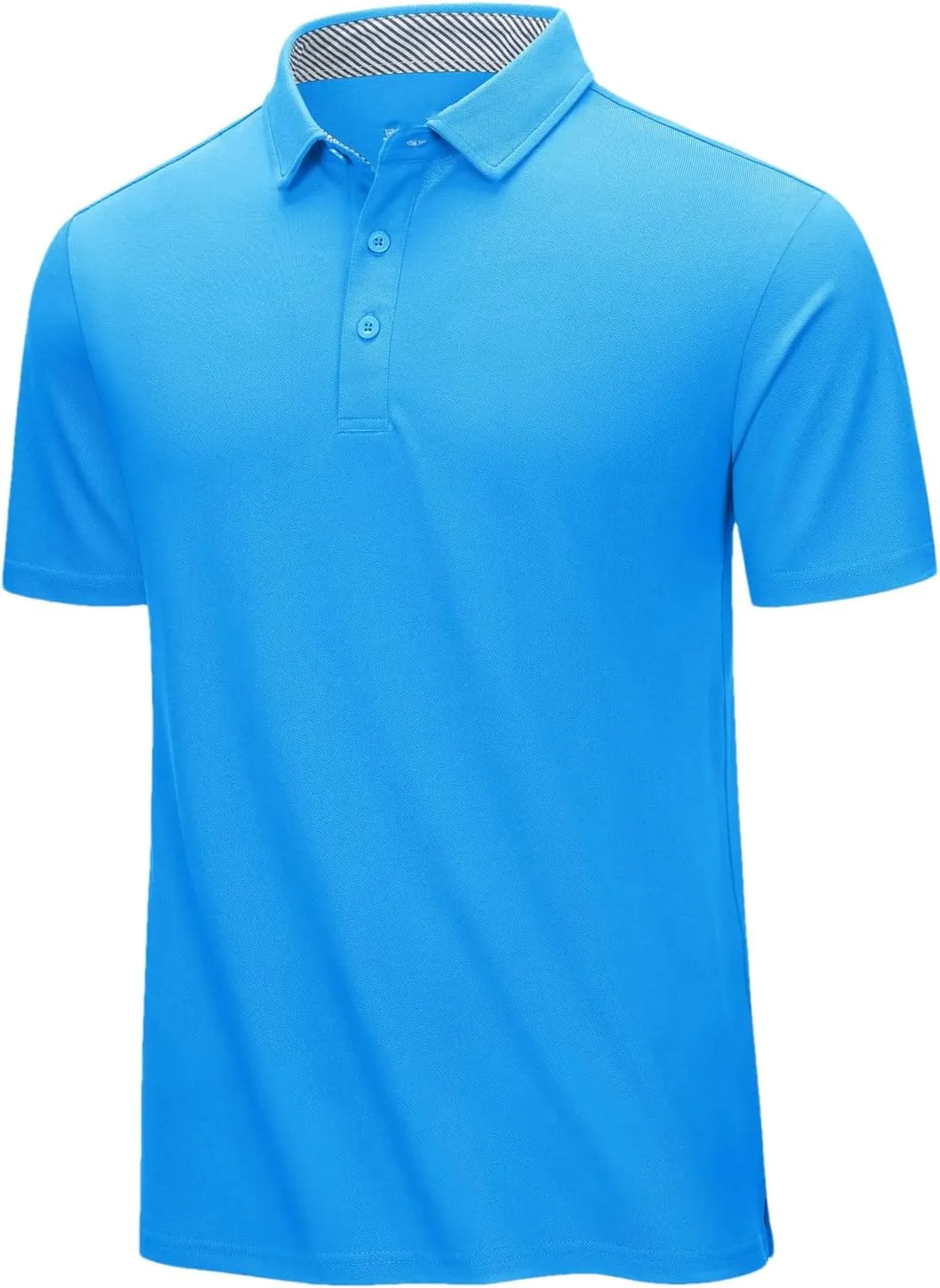 Dcvmvmn Mens Summer Cotton Blend Golf Polos Shirts Work T-Shirts Quick Dry Casual Short Sleeve Tops Tee