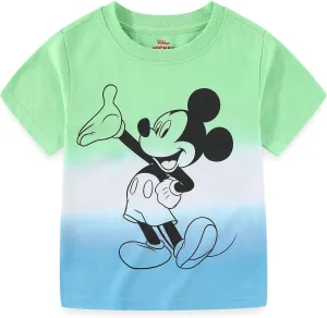 Disney Mickey Mouse Boys T-Shirt for Infants, Toddlers and Little Kids  Green/Orange/Grey/Blue/Yellow