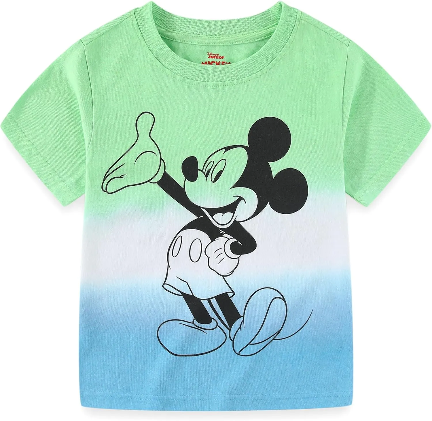 Disney Mickey Mouse Boys T-Shirt for Infants, Toddlers and Little Kids  Green/Orange/Grey/Blue/Yellow