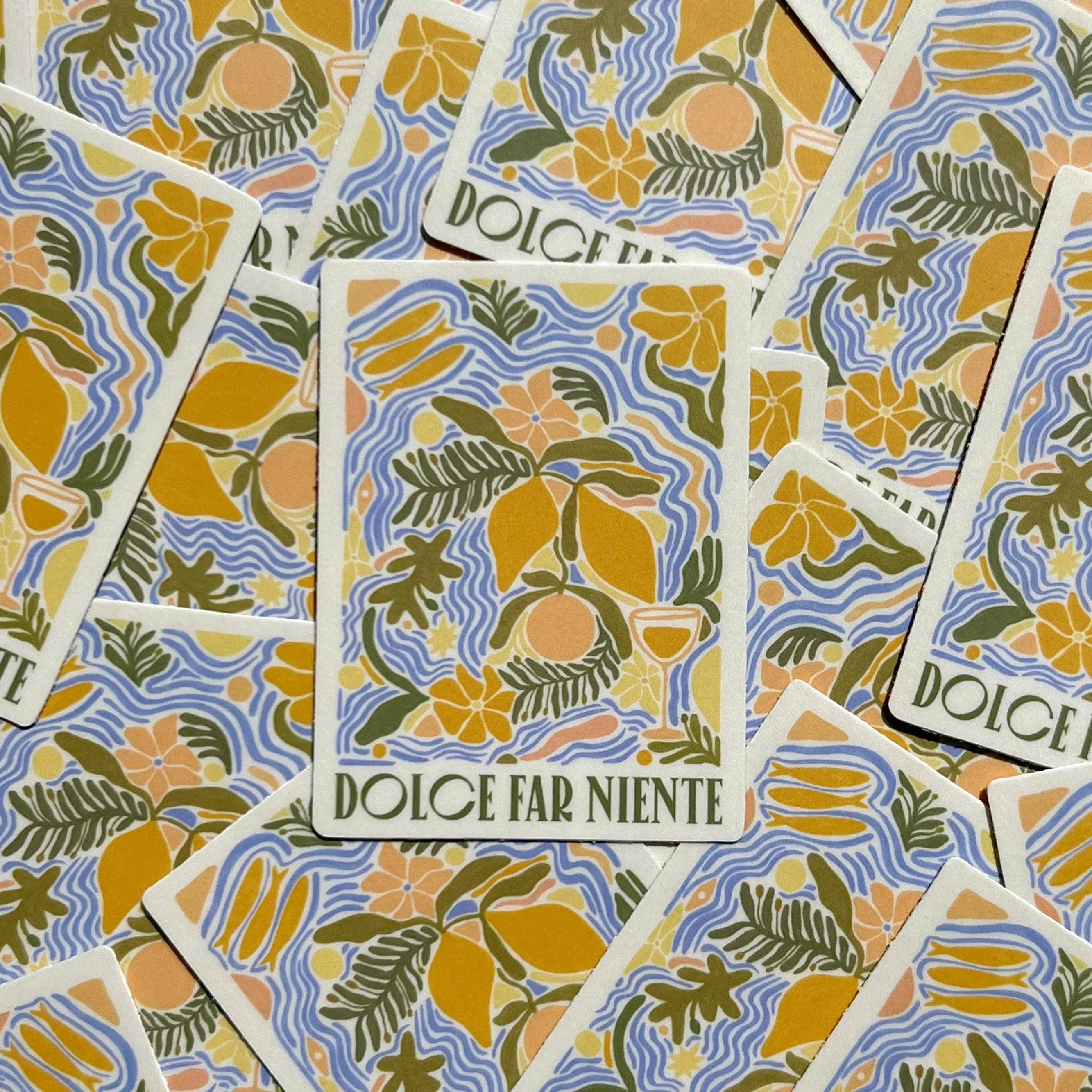 Dolce Far Niente; The Sweetness Of Doing Nothing Sticker