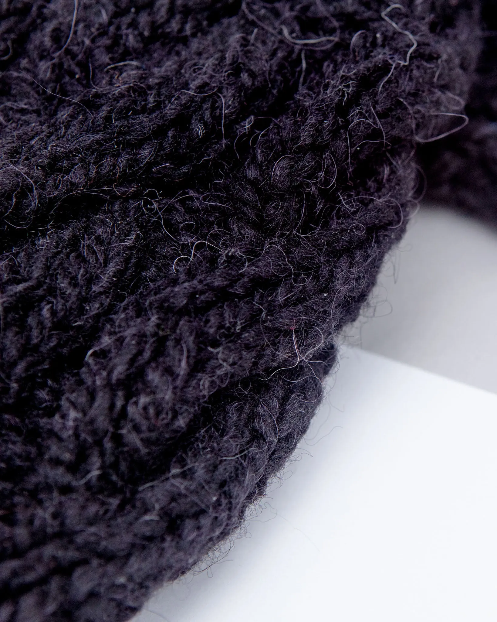 Downtown Roll Neck Dog Sweater in Black (FINAL SALE)