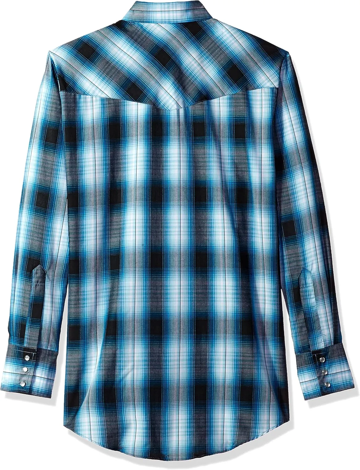 ELY CATTLEMAN Men's Long Sleeve Plaid Western Shirt