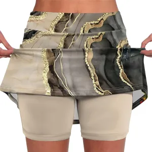 FlekmanArt Skirts for Women Skinny Sports Pants High Waist Biker Shorts Lightweight Workout Skorts Athletic Athletic Shorts