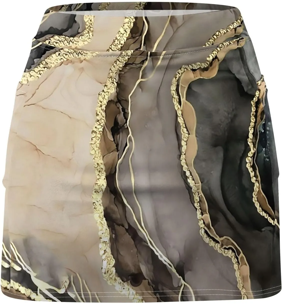 FlekmanArt Skirts for Women Skinny Sports Pants High Waist Biker Shorts Lightweight Workout Skorts Athletic Athletic Shorts