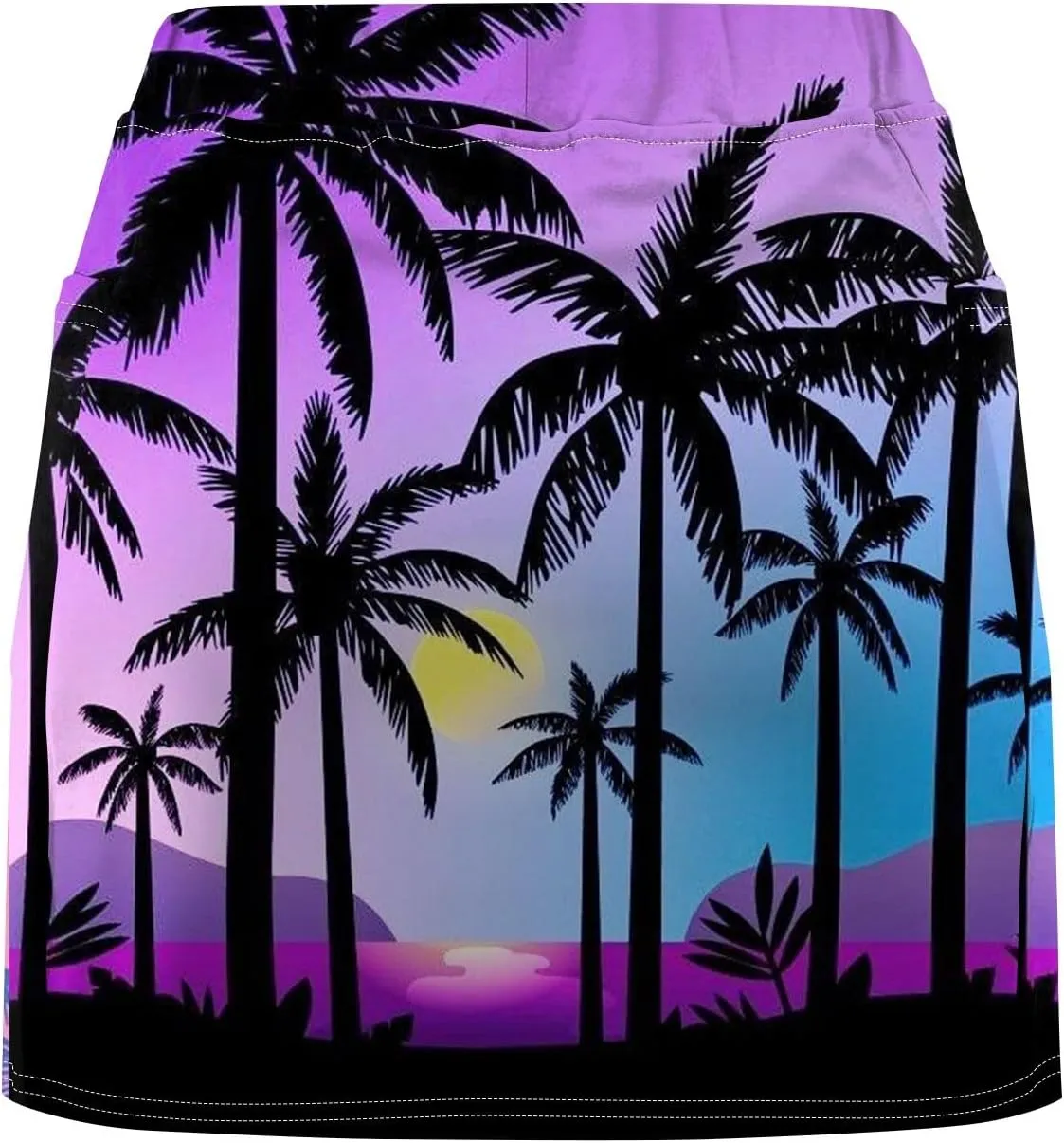 FlekmanArt Skirts for Women Skinny Sports Pants High Waist Biker Shorts Lightweight Workout Skorts Athletic Athletic Shorts