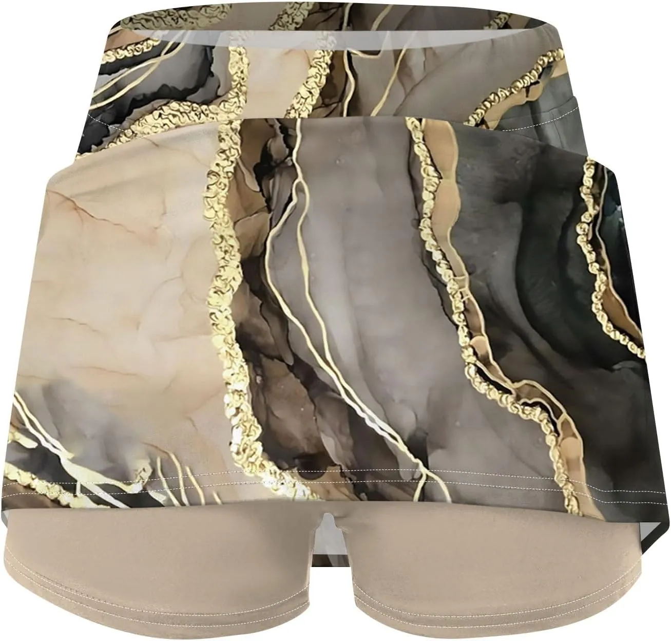 FlekmanArt Skirts for Women Skinny Sports Pants High Waist Biker Shorts Lightweight Workout Skorts Athletic Athletic Shorts