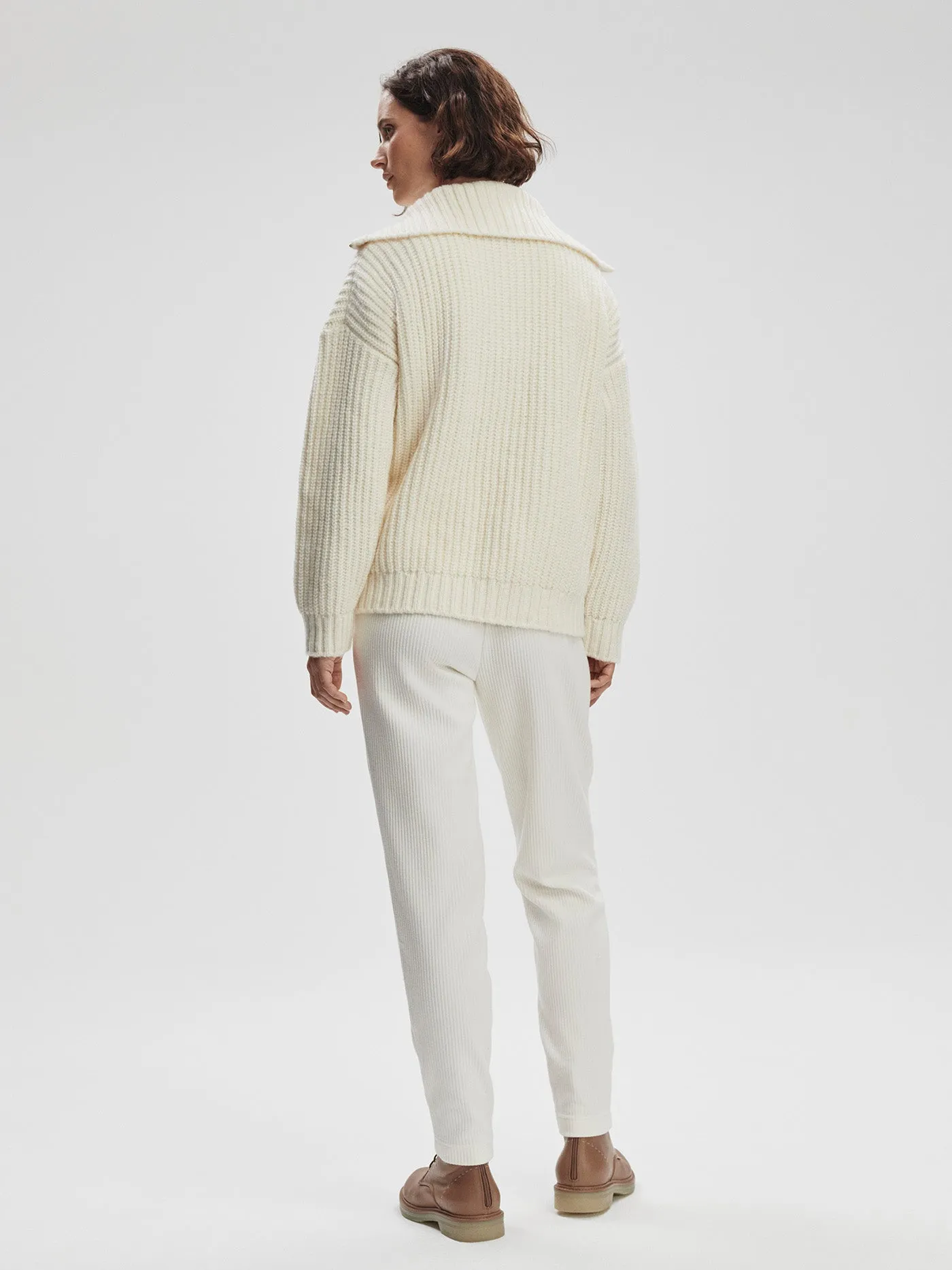 Flora Half Zip Soft Sweater