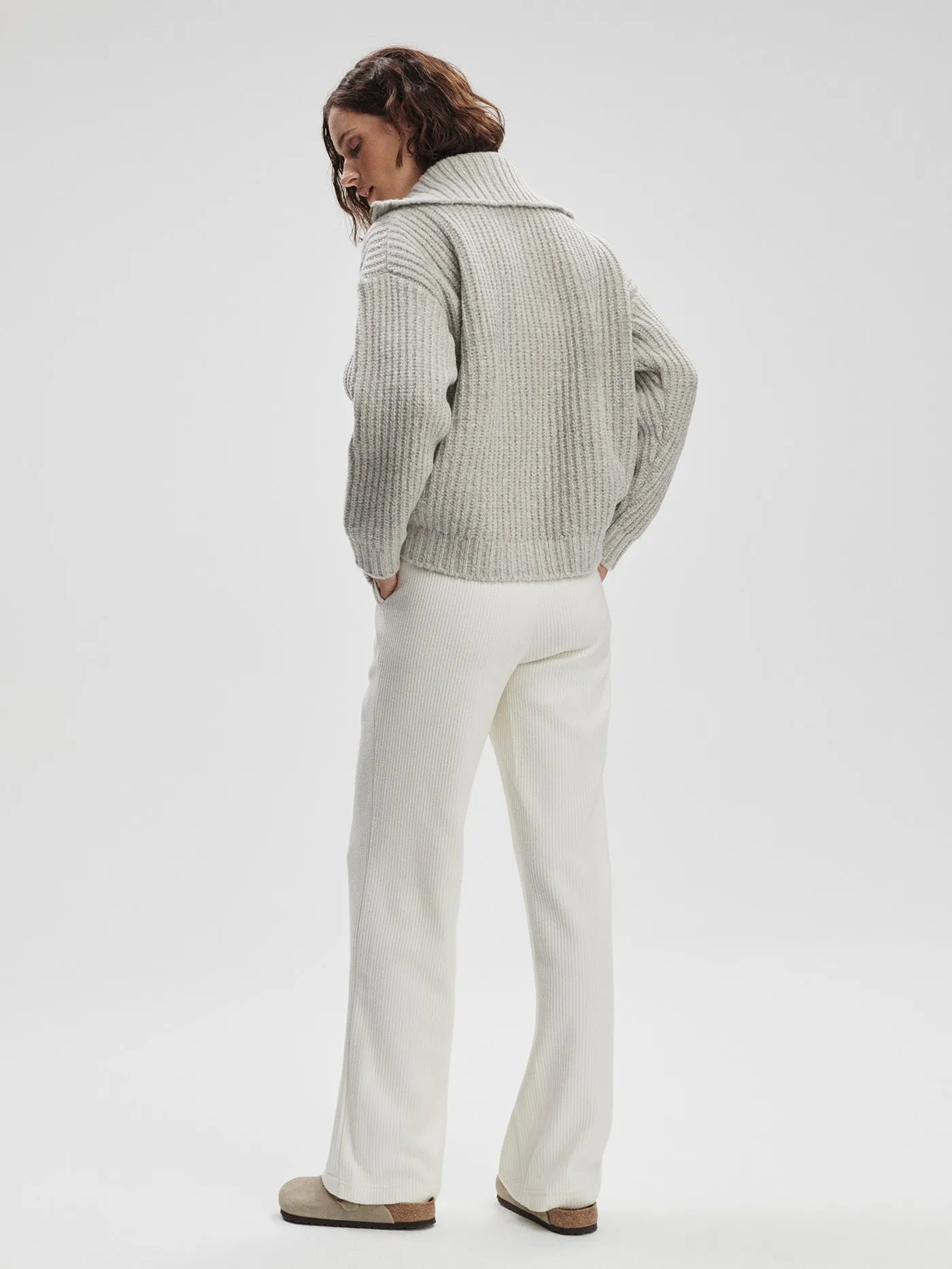 Flora Half Zip Soft Sweater