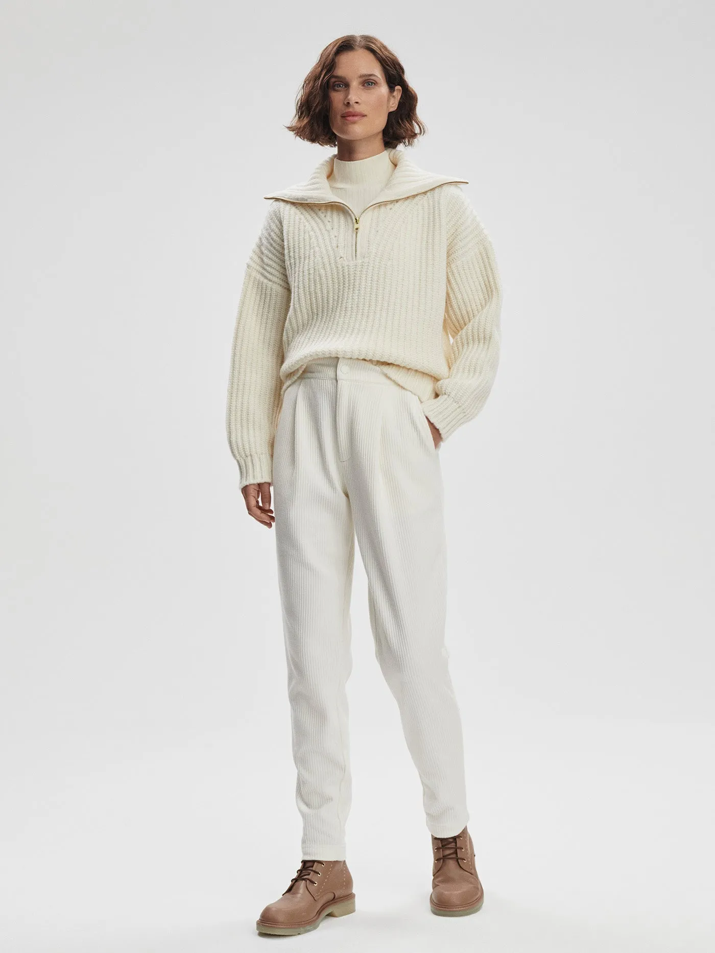 Flora Half Zip Soft Sweater