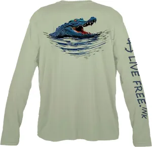 Florida Gator Men's Long-Sleeve Solar Performance Shirt