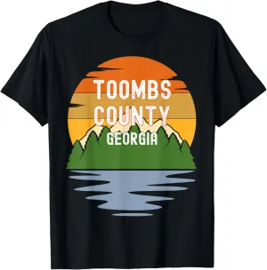 From Toombs County Georgia Vintage Sunset T-Shirt