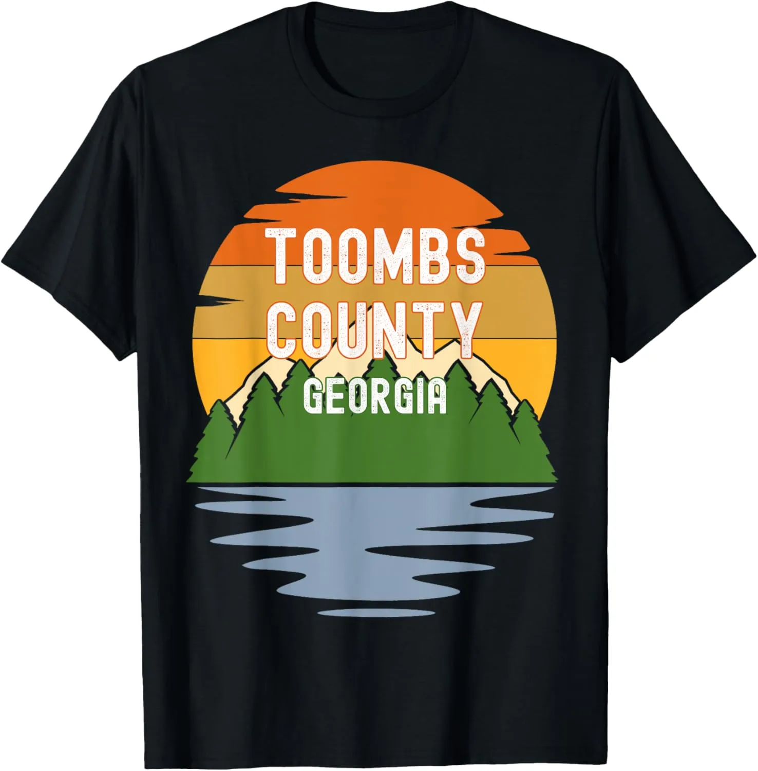From Toombs County Georgia Vintage Sunset T-Shirt