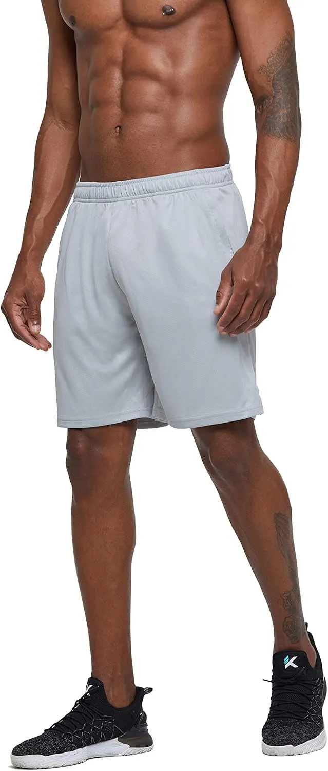 G Gradual Men's 2 Pack 7" Workout Running Shorts Quick Dry Lightweight Gym Shorts with Zip Pockets