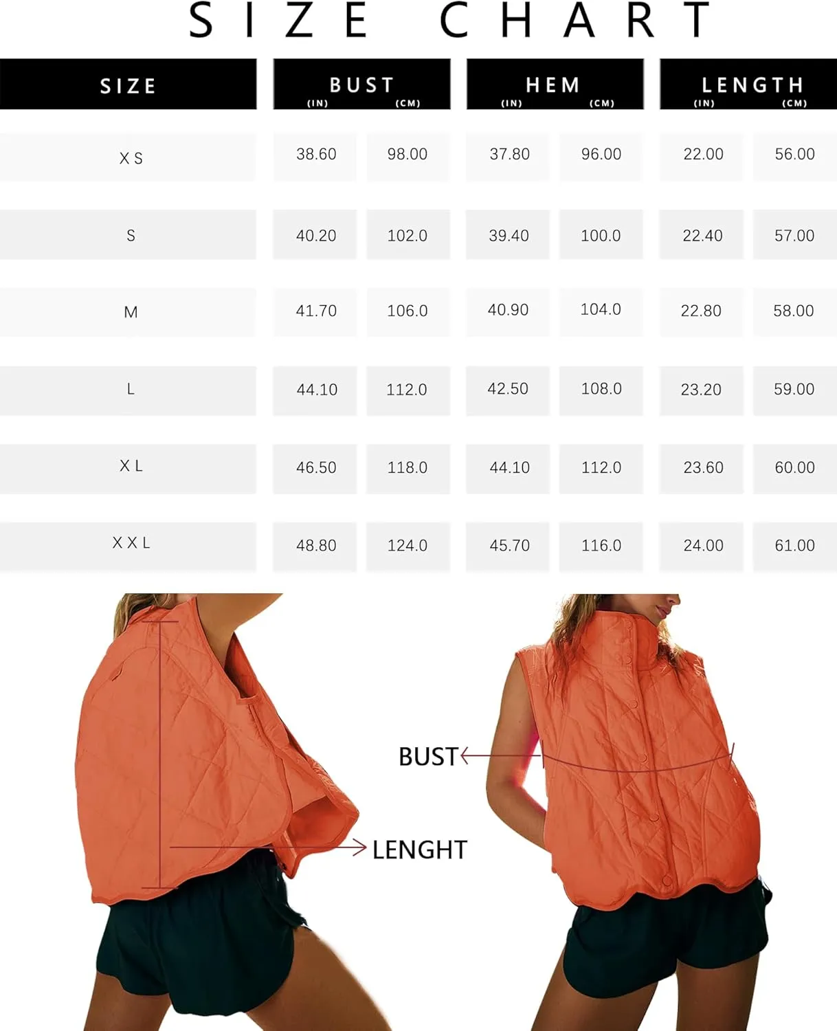 Gacaky Women's Puffer Vest Sleeveless Button Down Outerwear Warm Quilted Lightweight Down Winter Jackets Coats