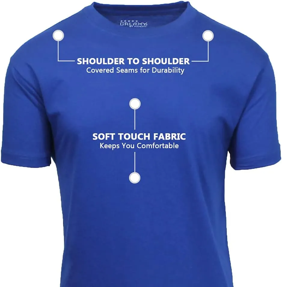 Galaxy by Harvic Men's Crew Neck T-Shirt