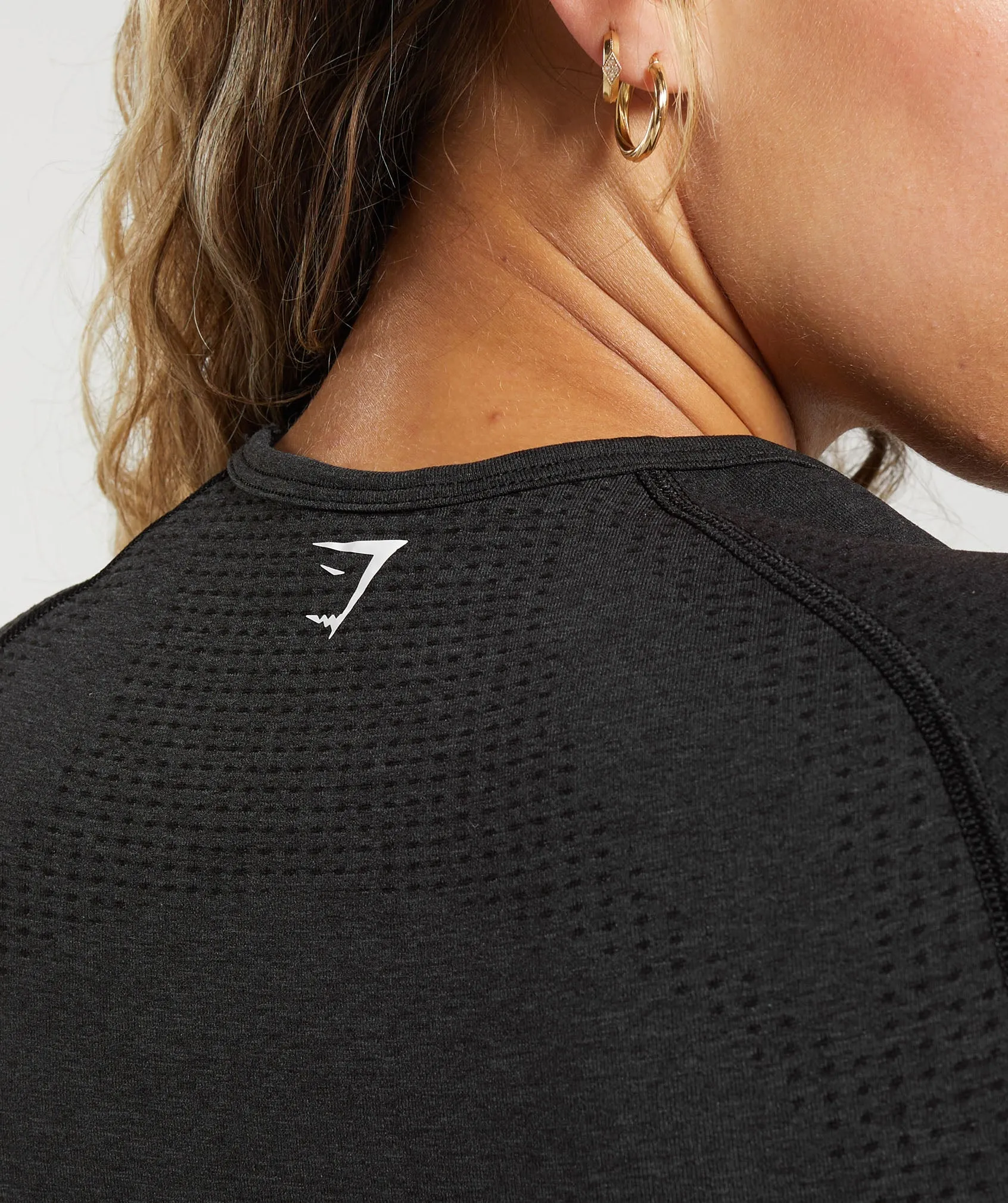 Gymshark Vital Seamless T-Shirt - Black Marl