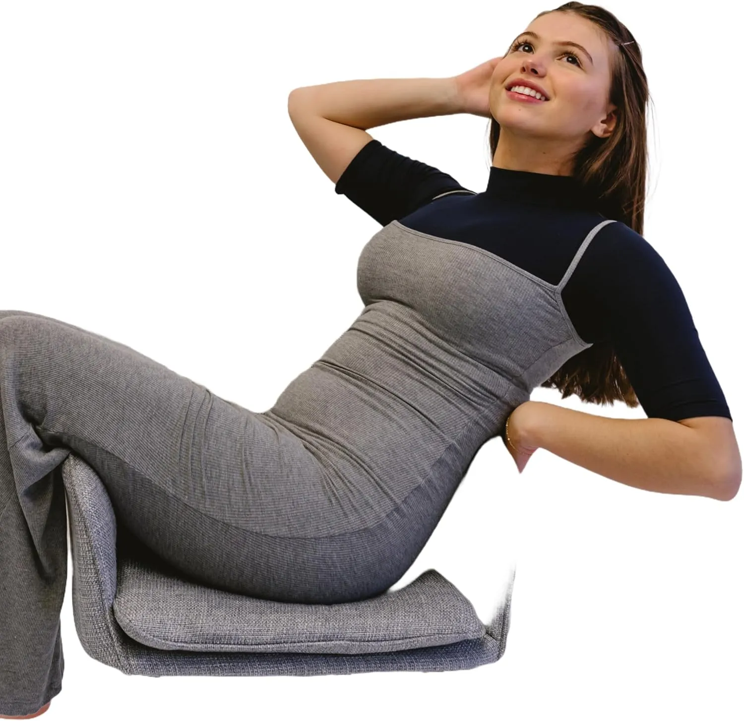 HALFTEE Mock Turtleneck Elbow Sleeve Layering Tee | Crop Tops for Women & Teens | XS-3X