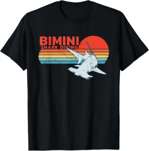 Hammerhead Sharks Bimini Vintage Sunset T-Shirt