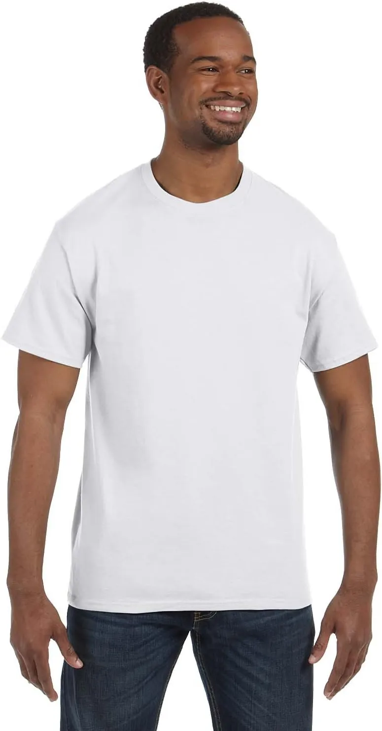Hanes Men's Beefy-t T-Shirt, Classic Heavyweight Cotton Tee, 1 Or 2 Pack, Available in Tall Sizes