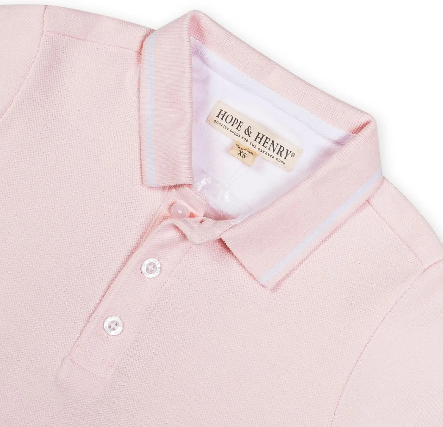 Hope & Henry Boys' Short Sleeve Polo Shirt