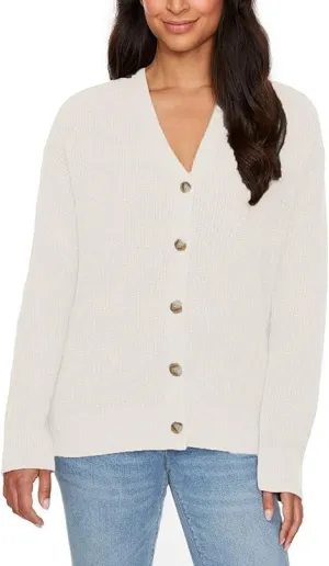 Hudson Women's Cotton Buttondown Cardigan Sweater