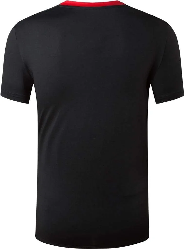 jeansian Men's 3 Packs Athletic Quick Dry Fit Short Sleeve Sport T-Shirt Tshirts Tee Shirt Tennis Golf Bowling LSL182