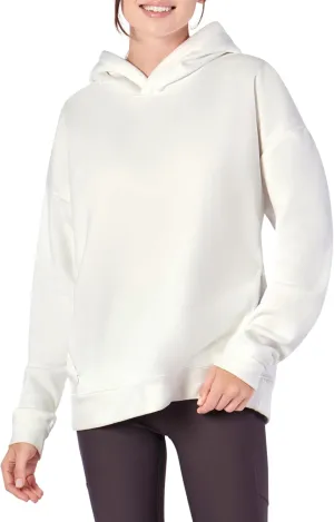 KADI Women's Hoodie, Oversized Fleece Long Sleeve Basic Pullover Sweatshirt with Zipper Pockets