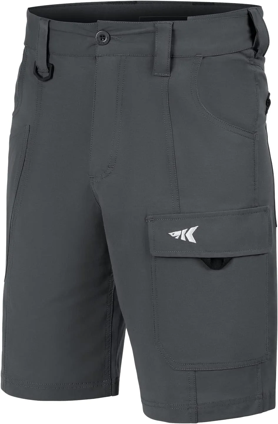 KastKing Rekon Men's Fishing Cargo Shorts, Quick Dry Casual Hiking Shorts for Men, Travel Golf Camping Tactical