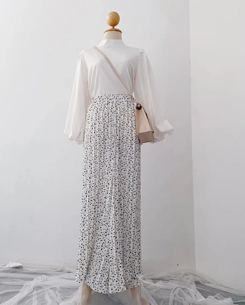 Korean Pleated pants - Floral